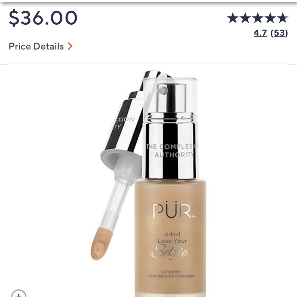 Brand New in Box PUR foundation concealer